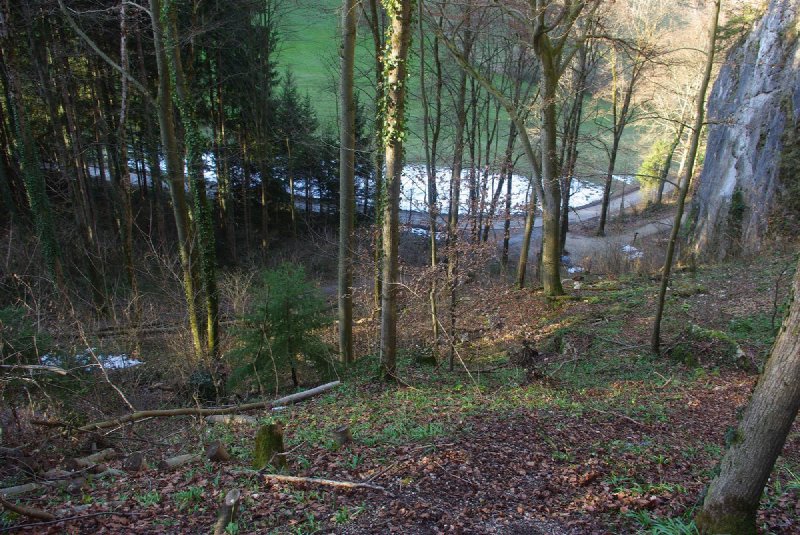 Karlstein castle hill above Bad Reichenhall